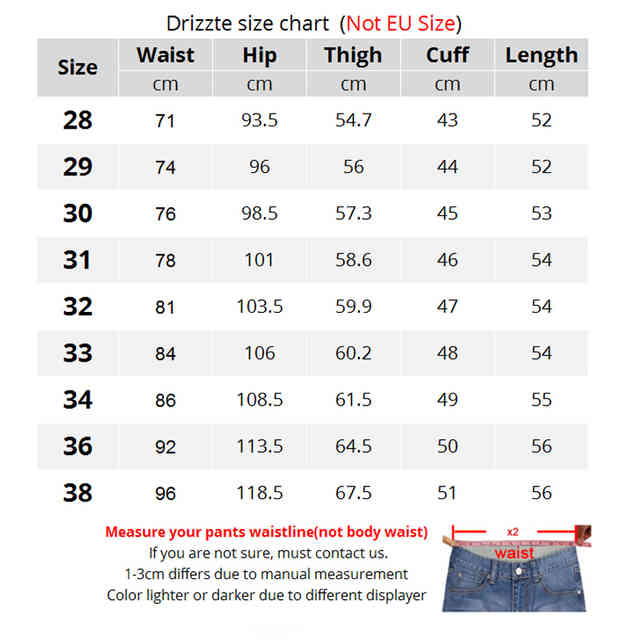 Размер джинсов на алиэкспресс: определяем по таблице