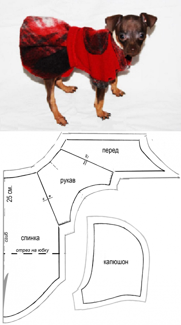 Одежда для собак выкройки схемы с размерами