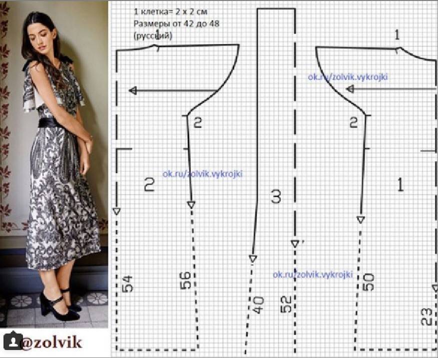 Платье из шифона: выкройка и мастер класс как сделать простого кроя