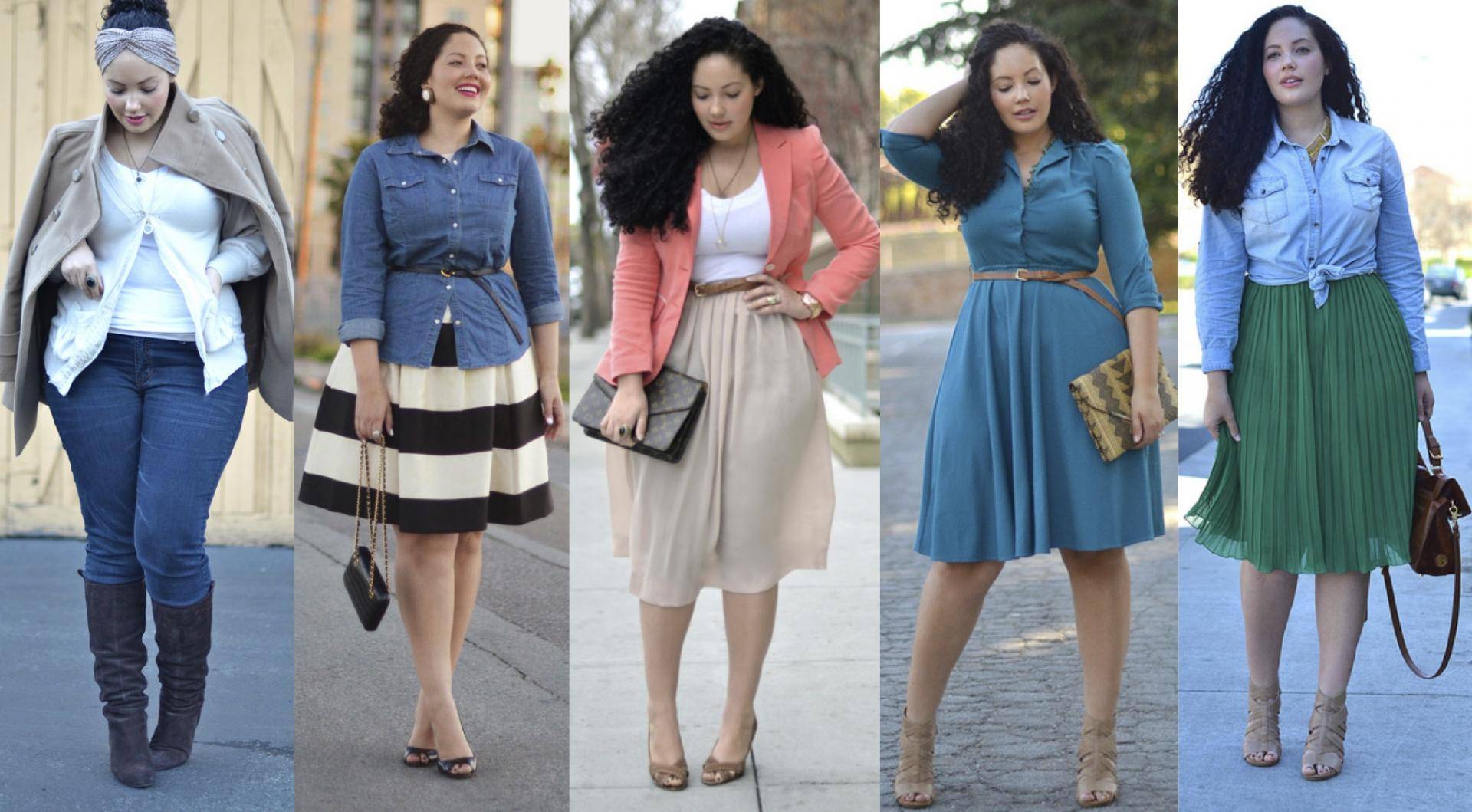 Как одеваться полным девушкам: модная одежда и сочетания