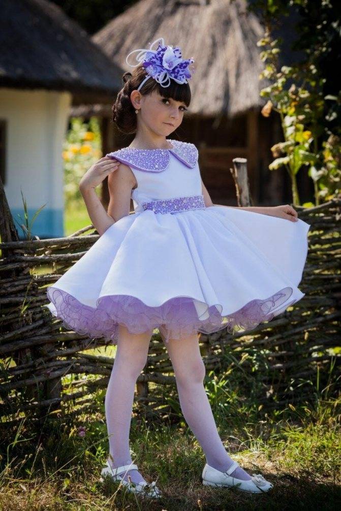 Красивые модели коротких, длинных и праздничных платьев для девочек