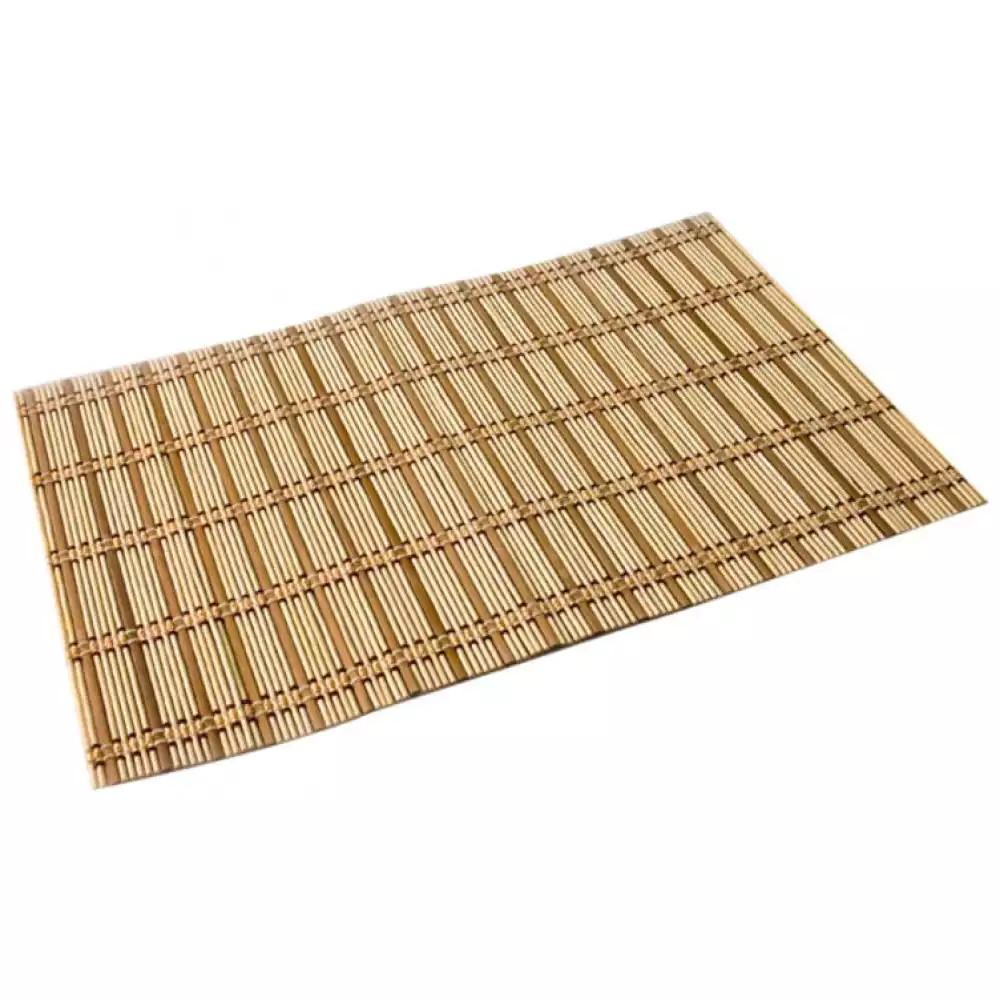 Бамбуковая тряпочка, салфетка и бамбуковая подстилка на стол