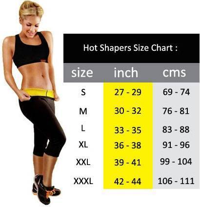Как определить размер бриджей для похудения. шорты-бриджи для похудения hot shapers (original)