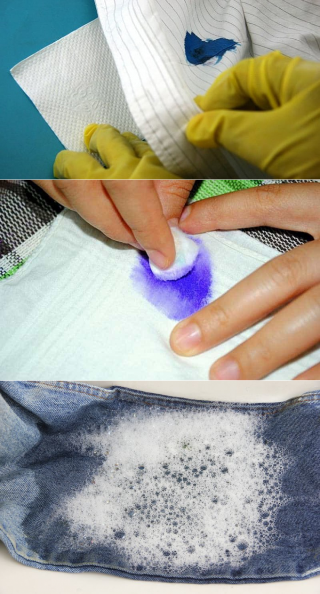 Чем оттереть краску с одежды и 10 методов, как убрать пятна в домашних условиях