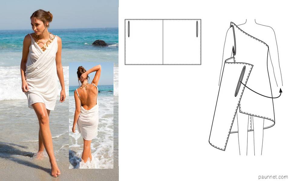 Как сшить пляжное платье своими руками, советы для новичков