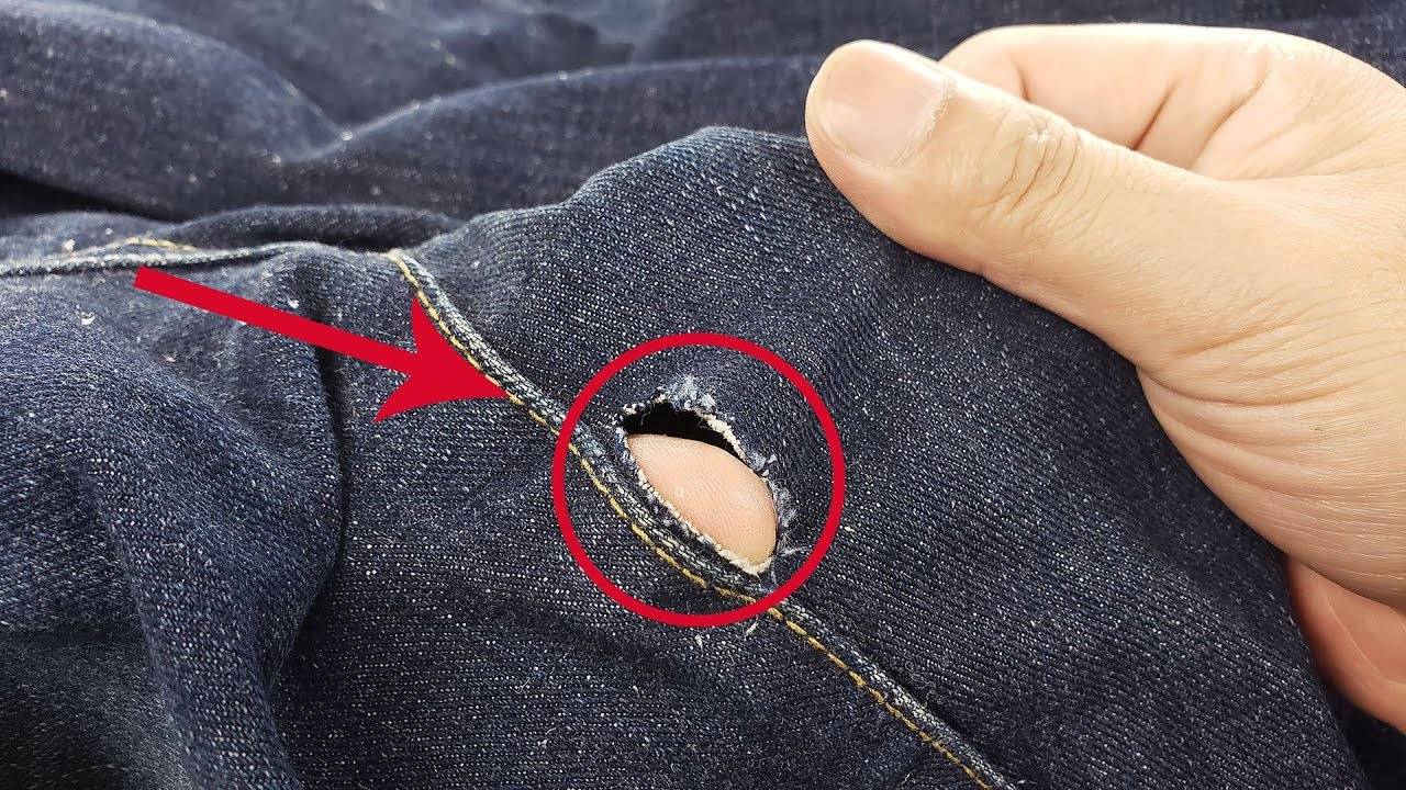 Как зашить штаны между ног незаметно вручную - инженер пто