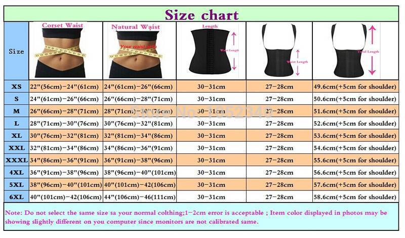 Как подобрать размер корсета waist trainer?