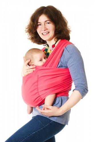 Как завязать слинг шарф для новорожденных