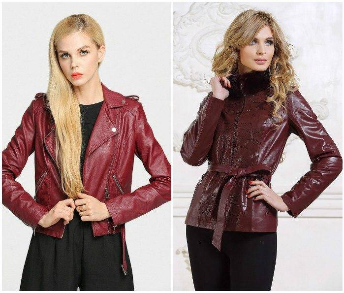Современные женские кожаные куртки (50 фото) — модные луки 2018