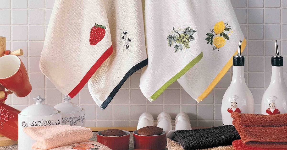 Ткань для кухонных полотенец: обзор материалов