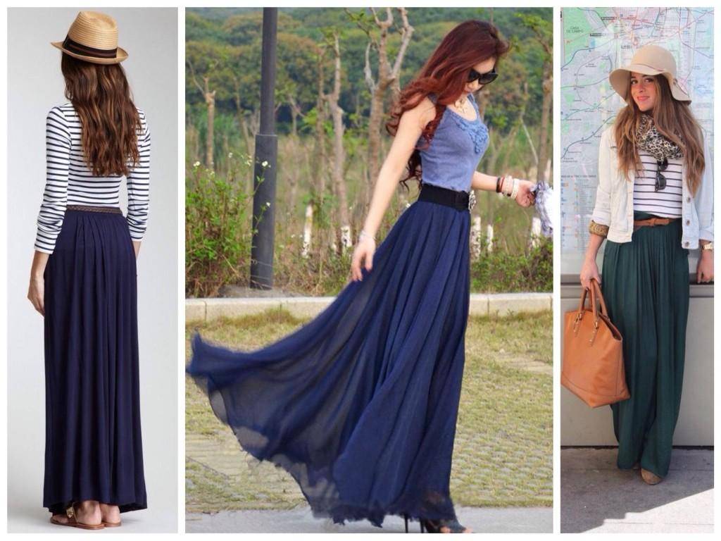 С чем носить длинную юбку: самые стильные образы