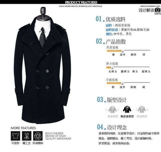 Современное мужское пальто - обзор фасонов и материалов