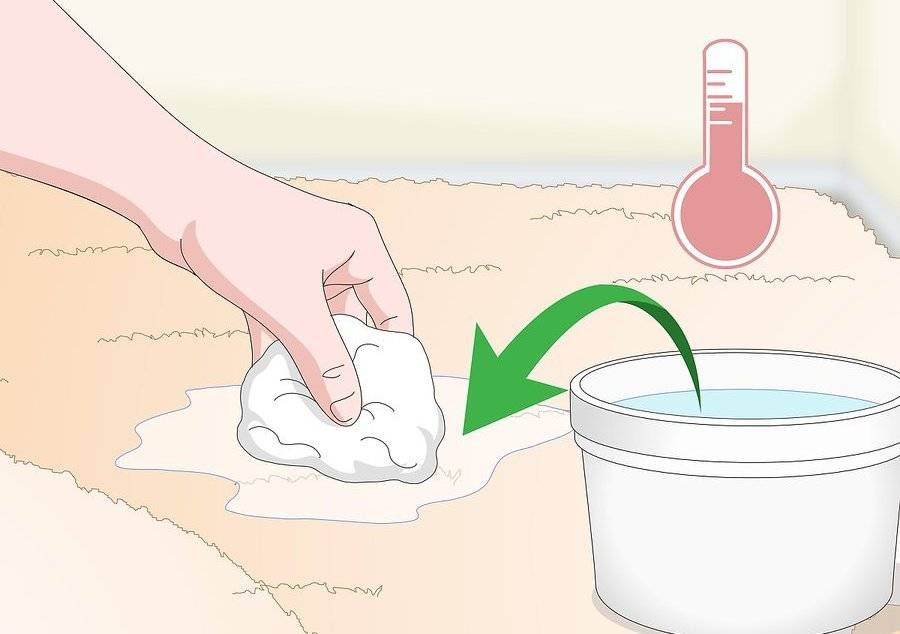 Как убрать засохшего лизуна с ковра: 9 шагов