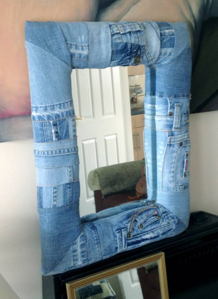 Модный тренд: джинсовый стиль в интерьере, часть 2 — стены и мебель