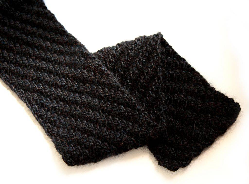 Мужской шарф спицами: 25 схем и описание с пошаговым фото