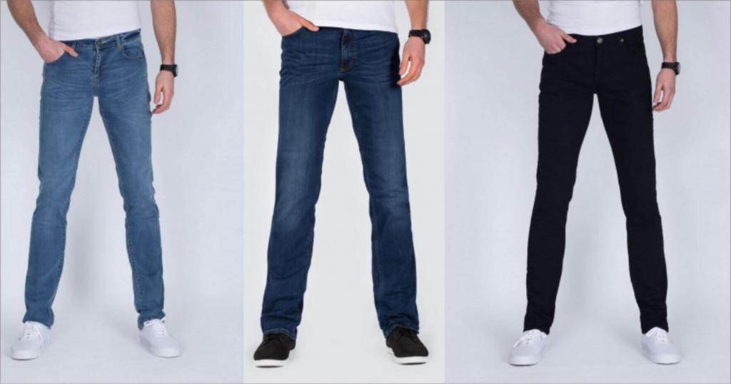 Плюсы и минусы прямых мужских джинсов, особенности фасона