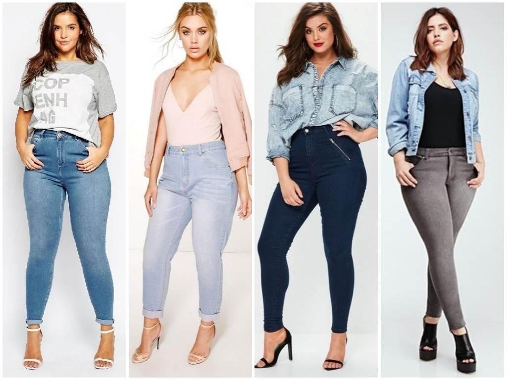 Модели джинсов женских для полных женщин