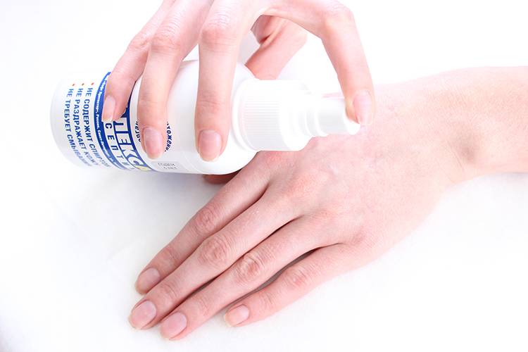 Чистота рук после работы. Антисептики для кожи
