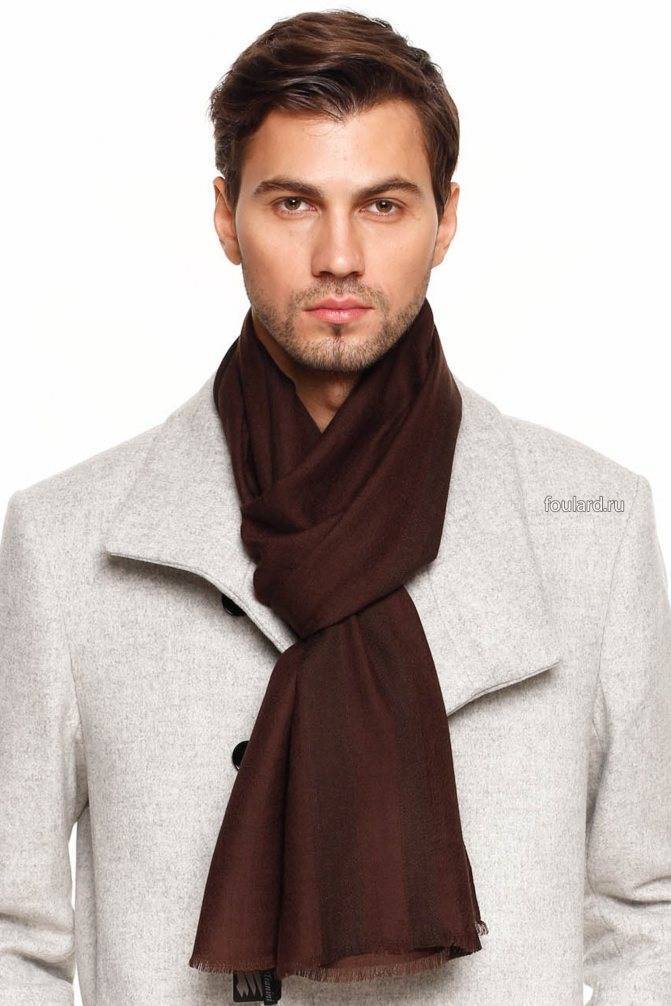 Как завязать шарф мужчине: 9 способов