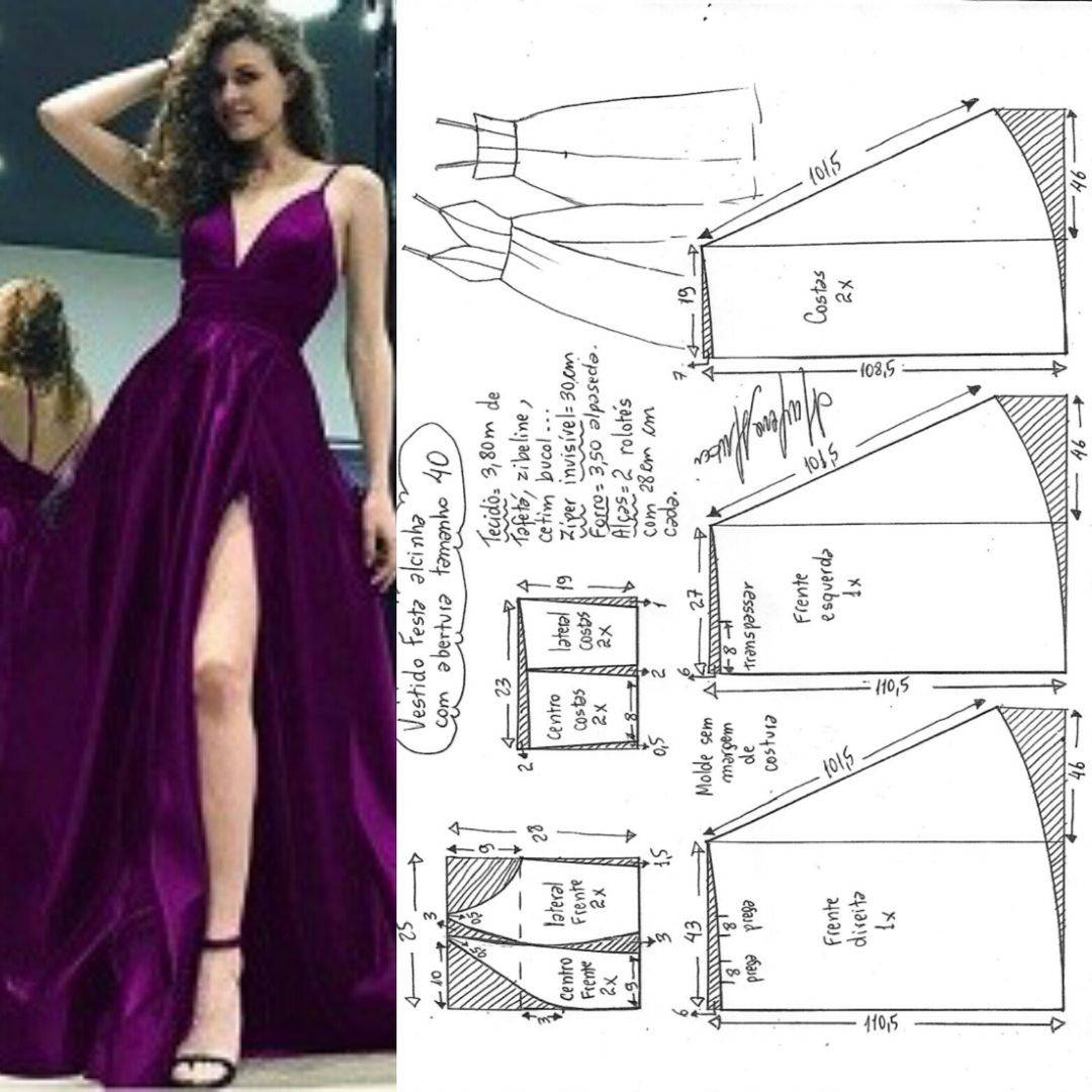 Вечернее платье в пол своими руками: выкройка, схемы, инструкция как шить