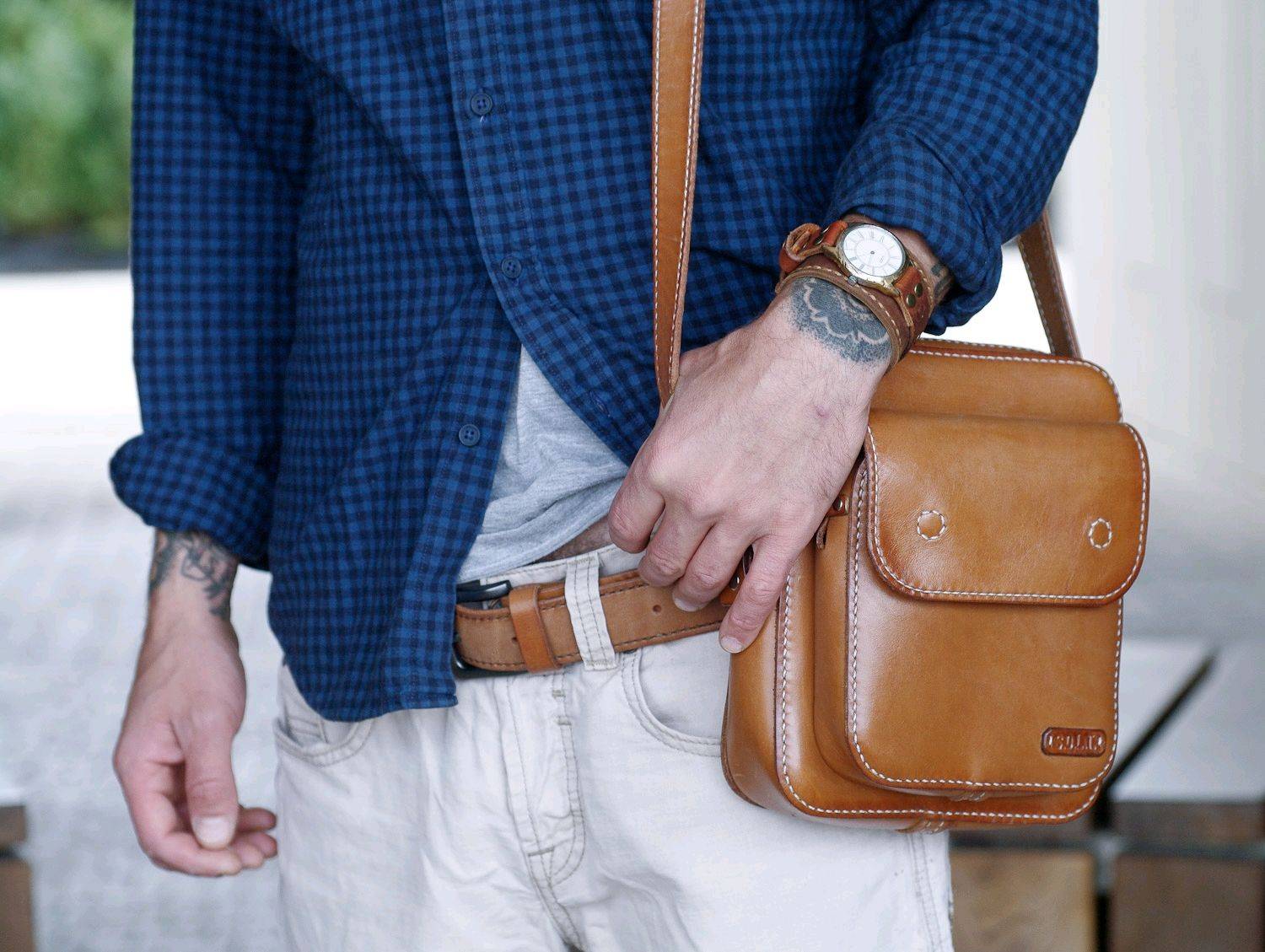 Как правильно выбрать мужскую сумку? | мужской блог
