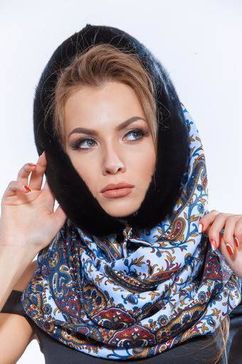 Как завязать красиво платок зимой на голову - подборка удачных вариантов