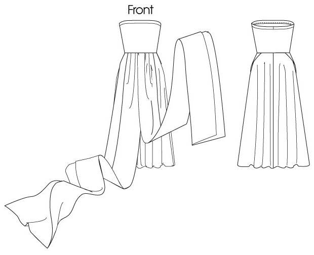 Выкройка платья трансформер: как сшить его своими руками