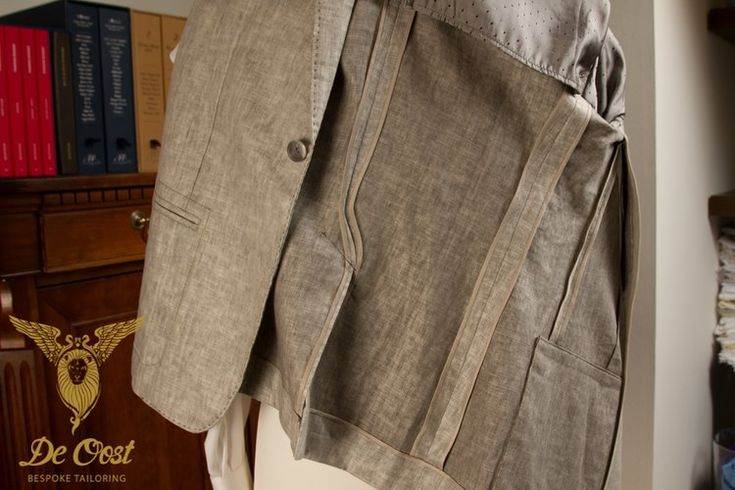 Соединение подкладки с пиджаком - технология пиджака - изготовление мужских и детских костюмов