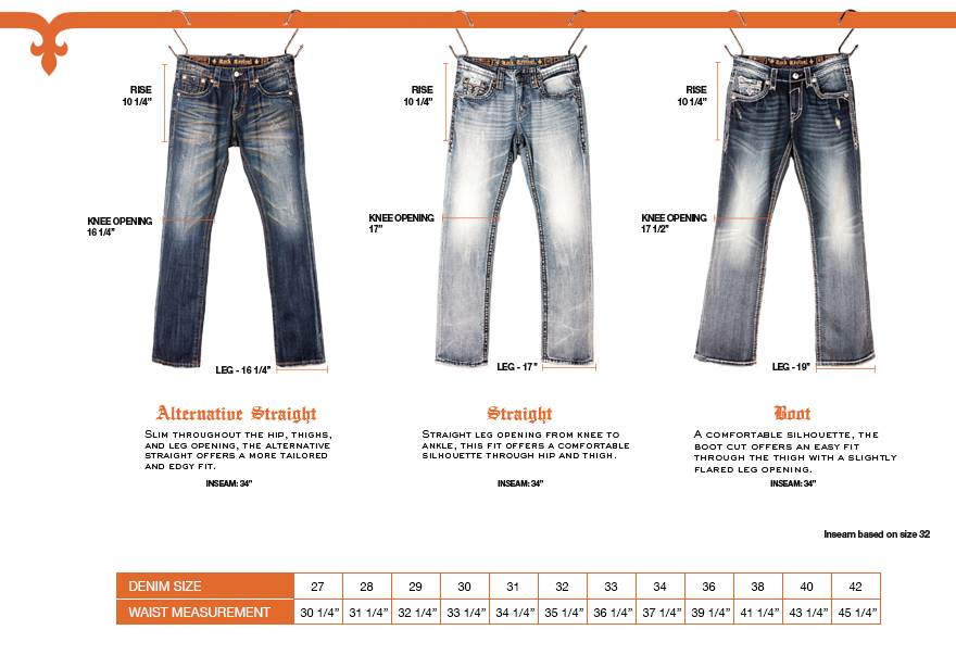Как определить размер джинсов для женщин и  мужчин?