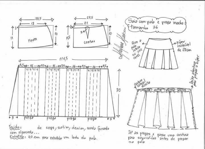 Как сшить юбку со складками (юбка “татьянка”) | дама