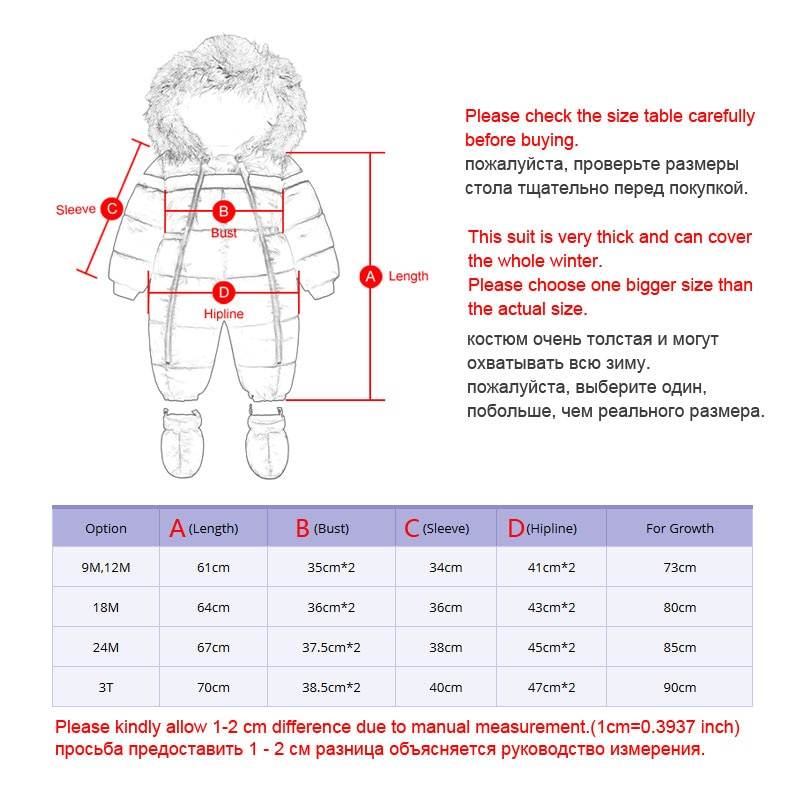 Как определить размер одежды новорожденного ребенка