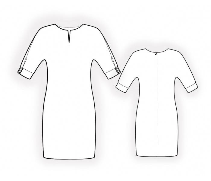 Создание выкройки платья-рубашки, детальная инструкция по пошиву