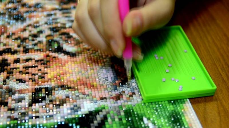 Алмазная вышивка: создаём картину, делаем мозаику правильно своими руками