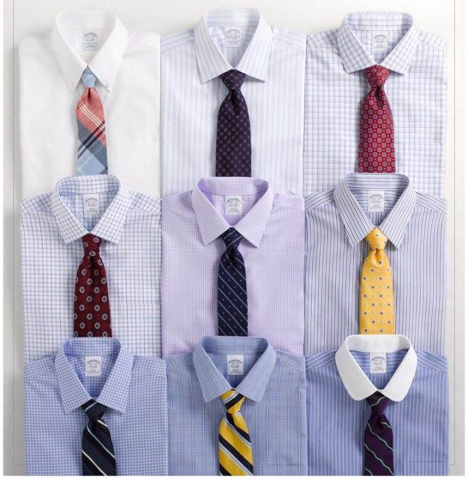 Как подобрать галстук под голубую рубашку