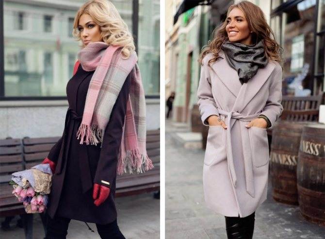 15 способов, как красиво завязать шарф на пальто в 2021
