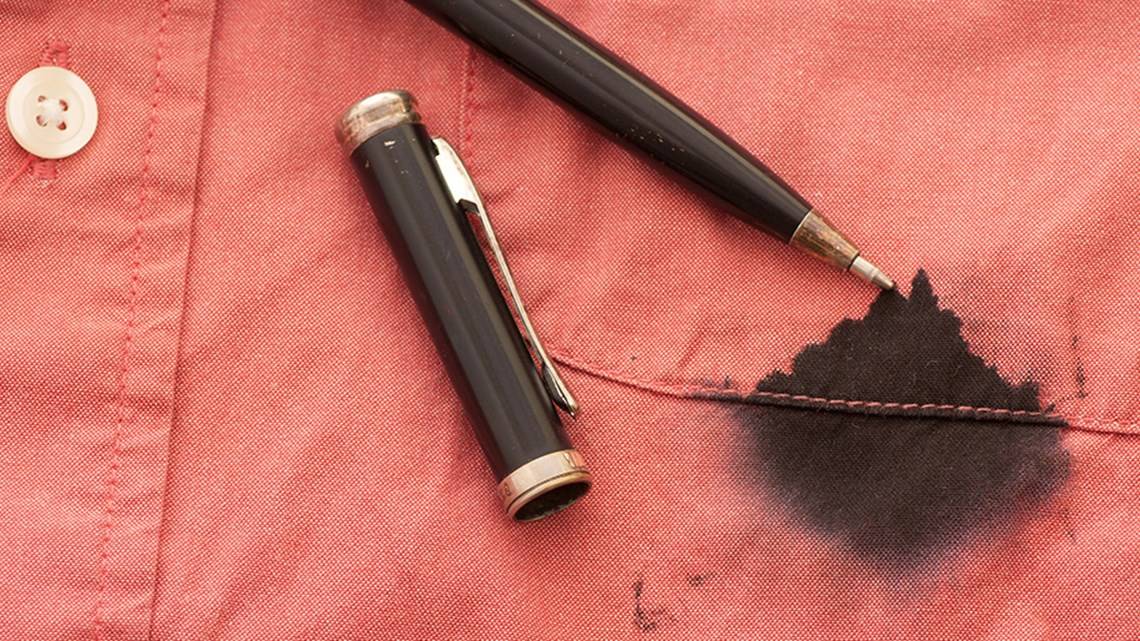 25 способов отстирать чернила от шариковой ручки с одежды в домашних условиях