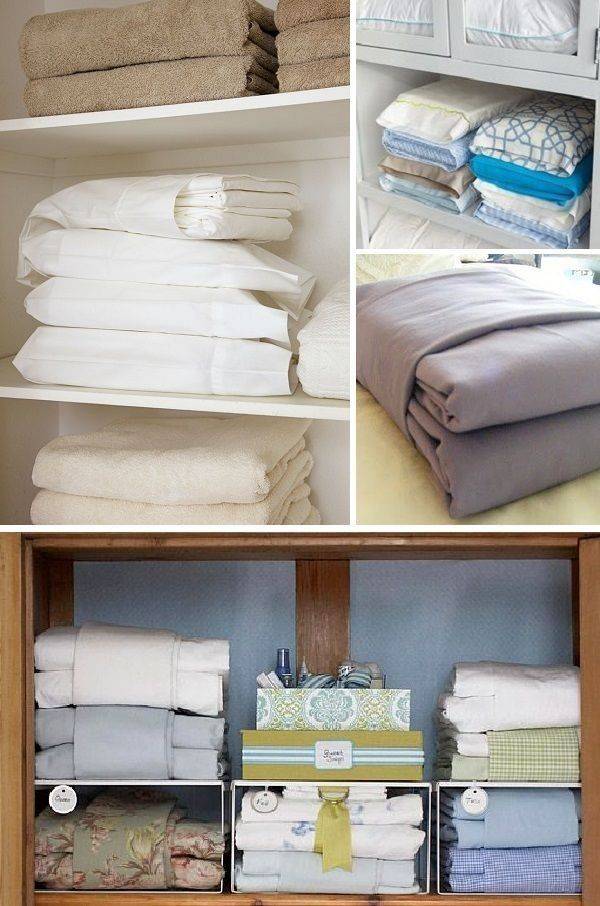 Хранение постельного белья: правила, хитрости и лайфхаки