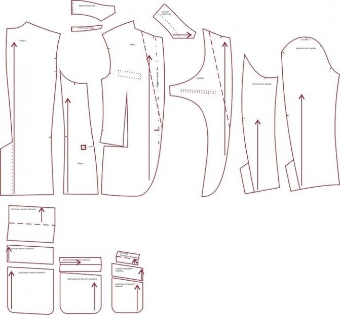 Технология пошива мужского пиджака. конструирование мужской одежды - 2. пиджак: лекала и технология