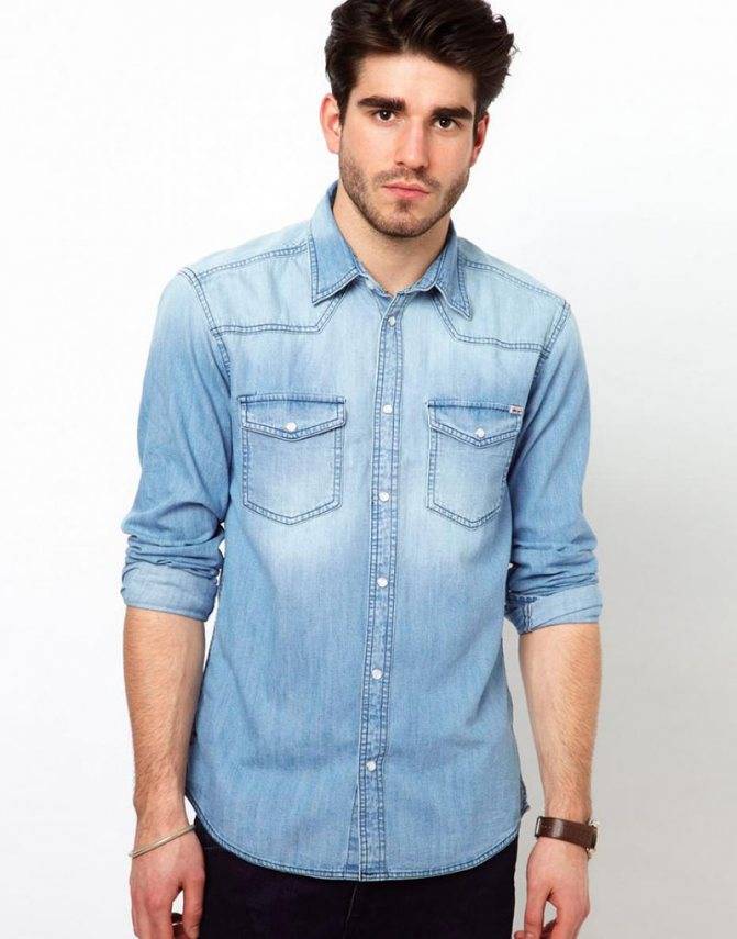 Рубашка с джинсами — мужской образ