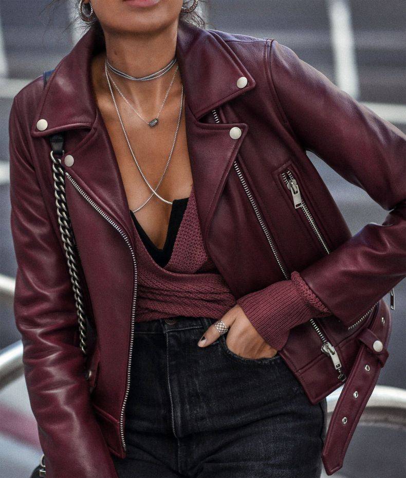 Кожаные куртки весна-лето 2020 — женские: основные тенденции, фото с модных показов
