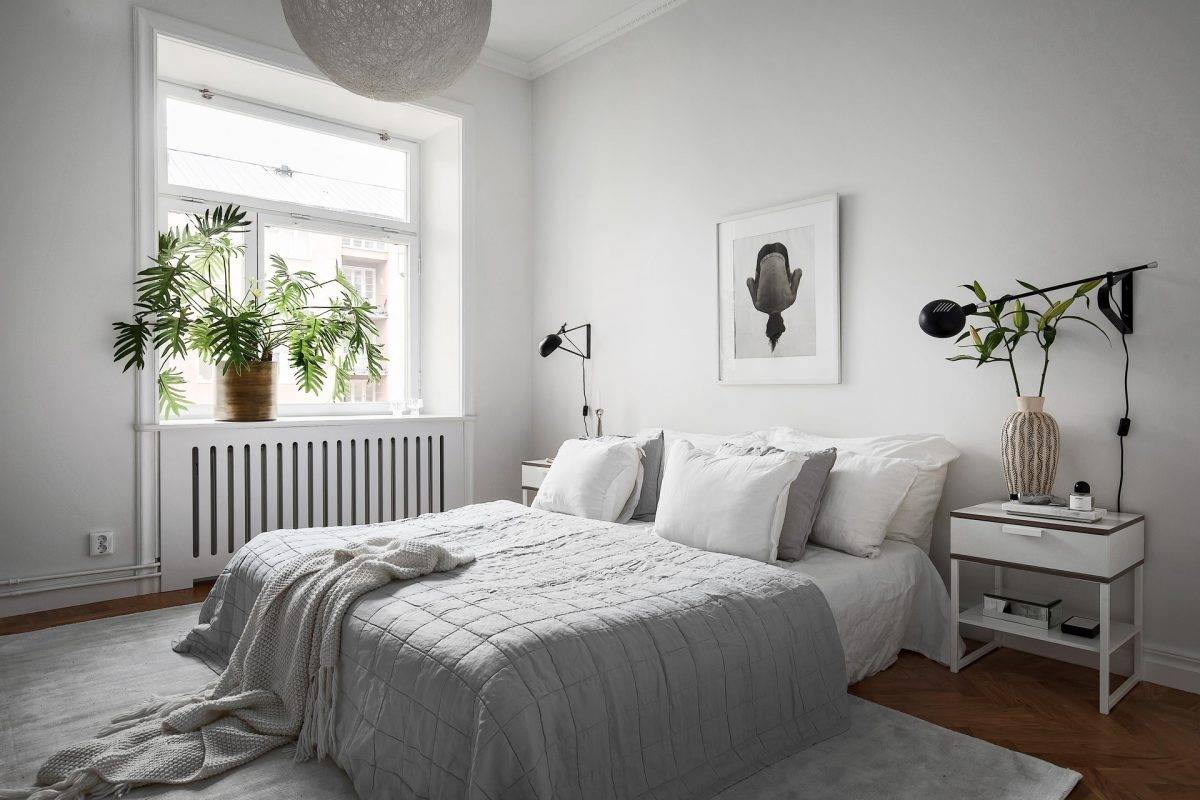 Спальня в скандинавском стиле: особенности, фото в интерьере