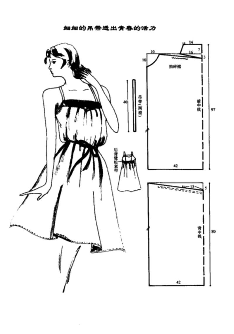 Выкройка женского сарафана: быстрый и простой способ сшить летний сарафан (джинсовый)