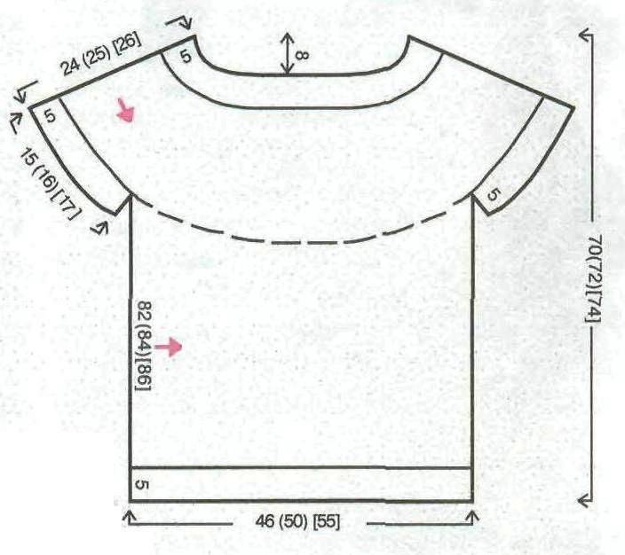 Выкройки туники из трикотажа