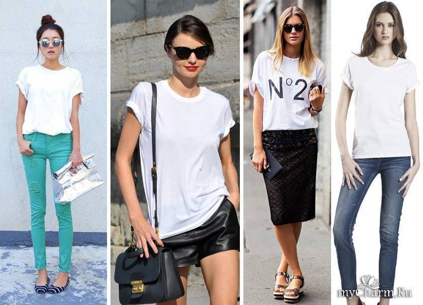 13 способов носить белую футболку этим летом