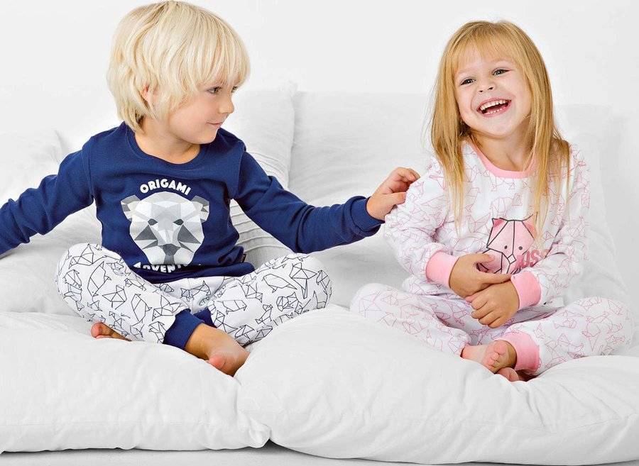 Модные и красивые модели детских пижам и выбор лучших материалов
