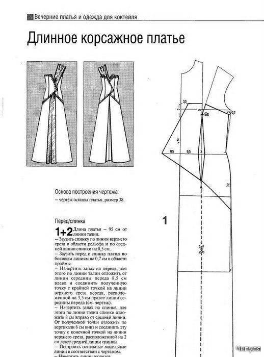 Платья с сборкой по горловине: выкройки, моделирование, пошив