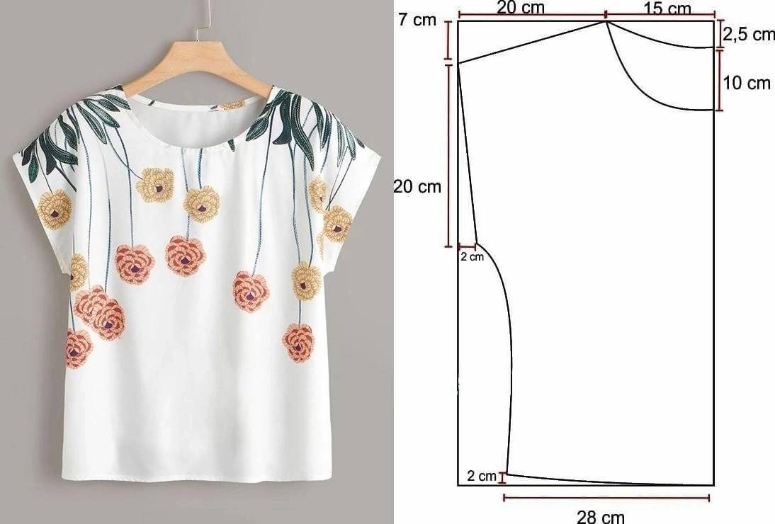 Превосходные летние блузы — 45 моделей с выкройками