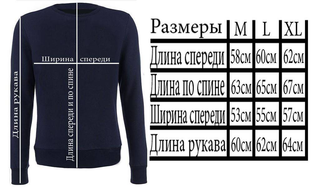 Как определить размер мужской футболки: подробная таблица размеров и соответствий