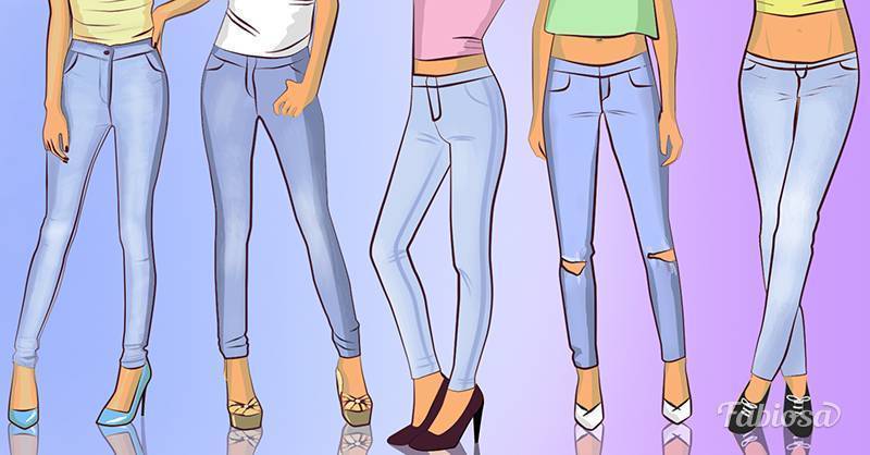 Как выбрать джинсы по типу фигуры, длине, посадке, размеру (фото)