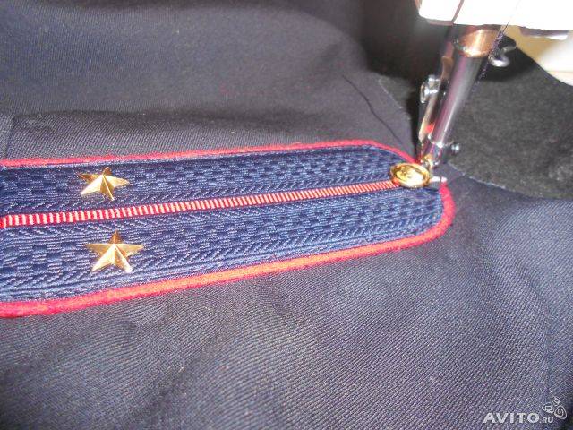 Гардероб шитьё как пришить погоны к кителю ткань
